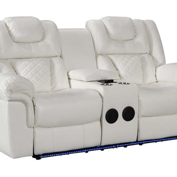 Alexa White - Reclining Loveseat