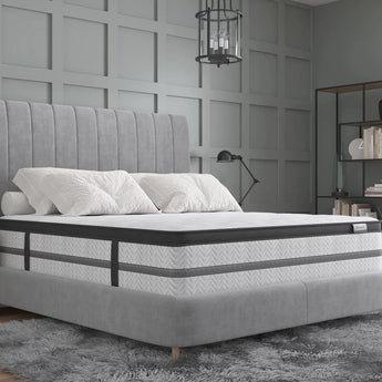 latex hybrid plush mattress