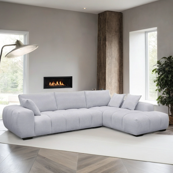 Manhattan light gray sectional