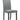 Melshire gray upholstered dining chair - sold individually