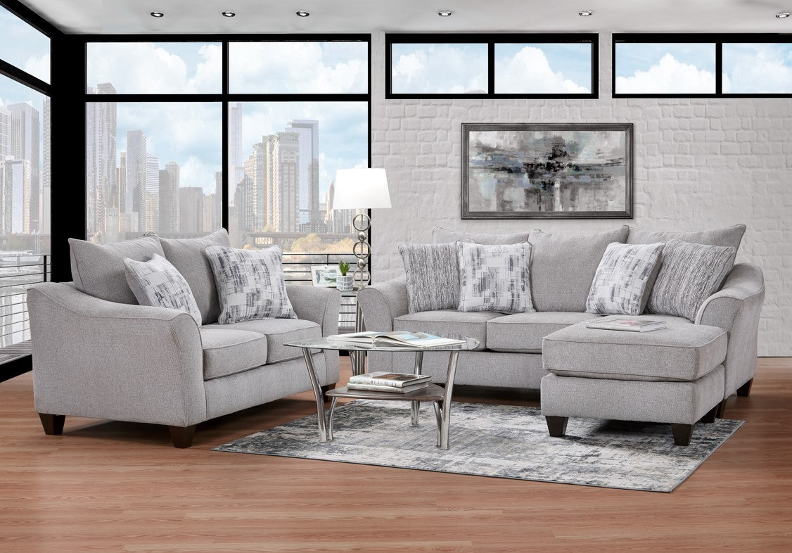 Spitfire Ash Sofa & Love Seat — Sofa and Loveseat