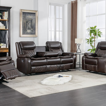 Weston Brown 3PC Reclining Set