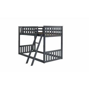 Twin/Twin Bunk Bed in Dark Grey