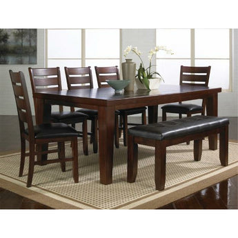 Bardstown Dining 5pc Set - Walnut. This set includes 1 table and 4 chairs.