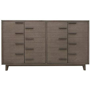 Crestview Offset Hardware Sideboard. Made from engineered wood.