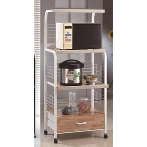 Portable Kitchen Cart - White