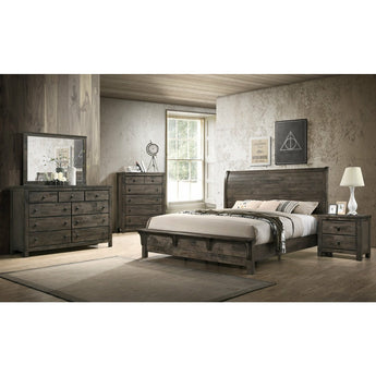 Mustang 5-Piece Bedroom Set Gray