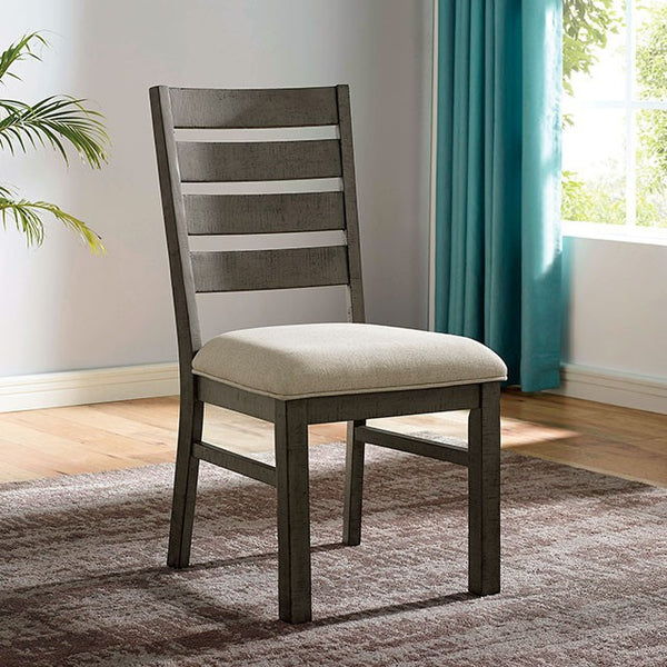 Grey patterned dining online chairs