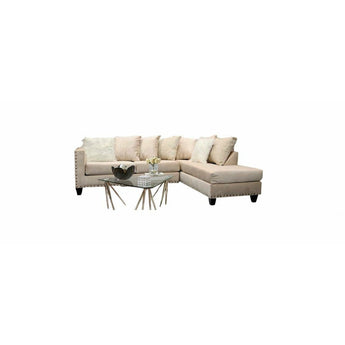 2 Piece Off-White Sectional