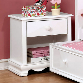 White Nightstand - Dani