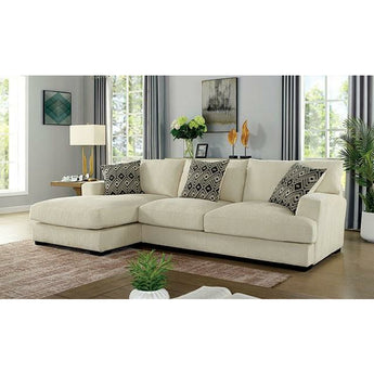 Kaylee L-Shaped Sectional Sofa. Beautifully upholstered in chenille fabric. Seats w/Memory Foam Top Layer.