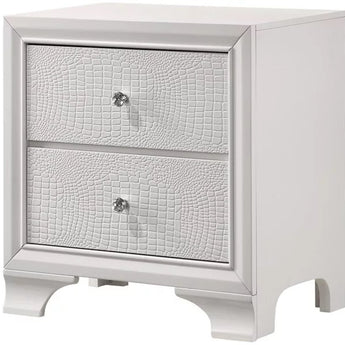 Lyssa White 2-Drawer Nightstand