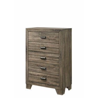 Millie Gray 5 Drawer Chest