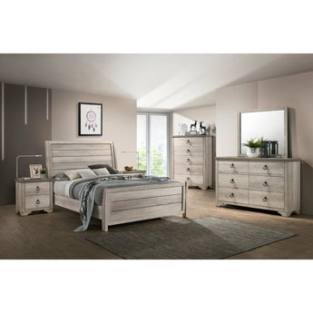 Patterson 5-Piece Bedroom Set Light Grey