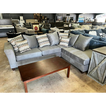Rayo Grey Sofa and Chaise Sectional
