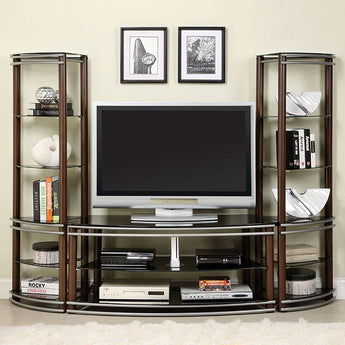 Silver Creek 52" TV Console in Brown/Silver