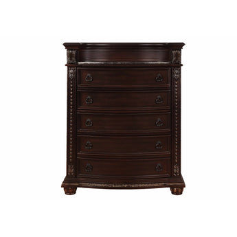 Stanley Cherry 5 Drawer Chest