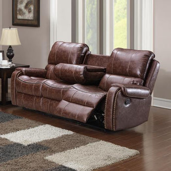 Tuscany Brown Reclining Sofa