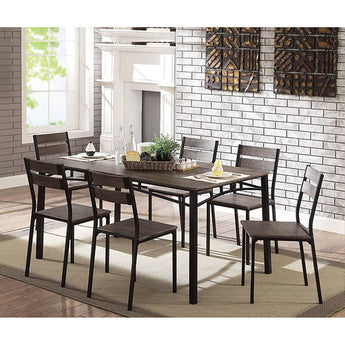 Westport 7PC Dining Set in Antique Brown