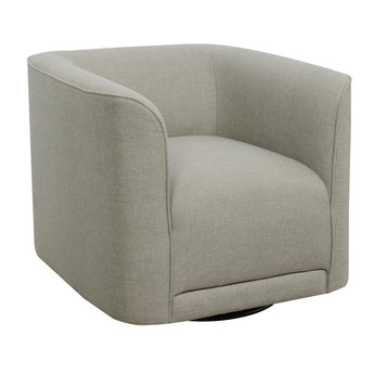 Whirlaway Swivel Accent Chair Grey