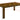 Hollister table dimensions: 71 inches long, 40 inches wide, 30 inches high
