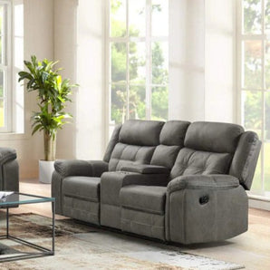 Lane 59933 Gray Reclining Loveseat