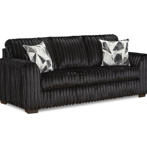 Lush Black Sofa at Furnishings 4 Less Springdale AR