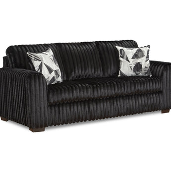 Lush Black Sofa at Furnishings 4 Less Springdale AR