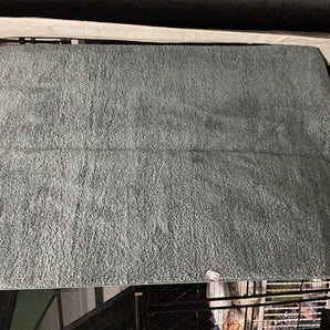 August Shag Aqua Rectangle Area Rug 9x12