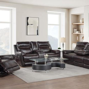 Admiral Brown Reclining Sofa Set