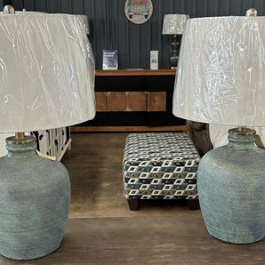 Earthen Side Lamp - Lighting