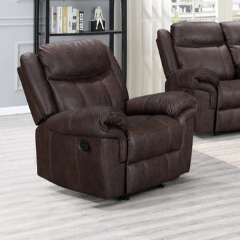 3 Piece Brown Reclining Sofa Set. Includes sofa, loveseat and recliner.
