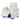 Titan White Recliner with Power Headrest
