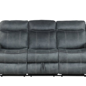 Boulder Andres Grey - Reclining Sofa