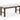 Included Domingo dining bench dimensions