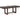 Included Domingo dining table dimensions