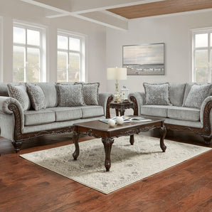 Emma Slate Grey Sofa Set