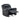 Agata Black Glider Recliner - additional view