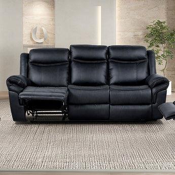 Agata Black Reclining Living Room Set - additional view