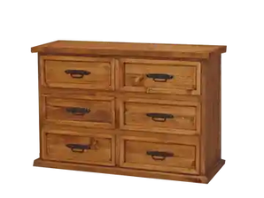 Colorado Promo 6 Drawer Rustic Dresser