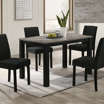 Resia Concrete five-piece dining set