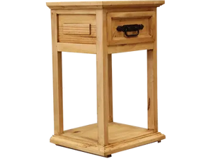 Sierra Rustic Nightstand, 1 Drawer