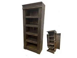 bookcase with hidden compartments
