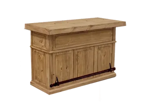 San Fermin Farmhouse Bar w/Foot Rail/Star