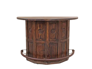 Curved Farmhouse Bar