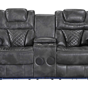 Alexa Grey - Reclining Loveseat