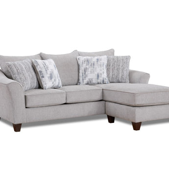 Experience timeless comfort & style with the Spitfire Ash Sofa with Chaise. Classic lines & lasting materials bring a timeless feel to your living space.