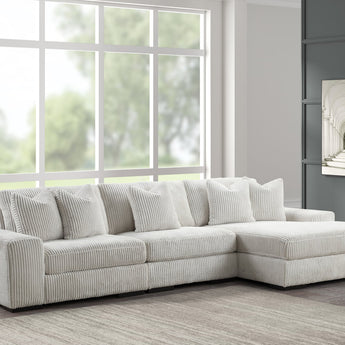 Sunday Beige 3pc Sectional - Sectionals at Furnishings 4 Less Springdale Arkansas