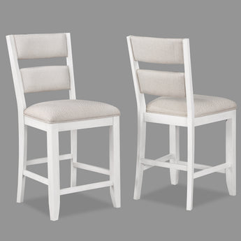 Wendy counter-height chair front and rear views - sold individually