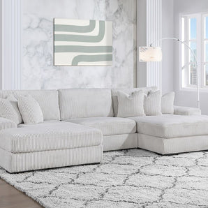 Xl Sunday Beige 3pc Sectional